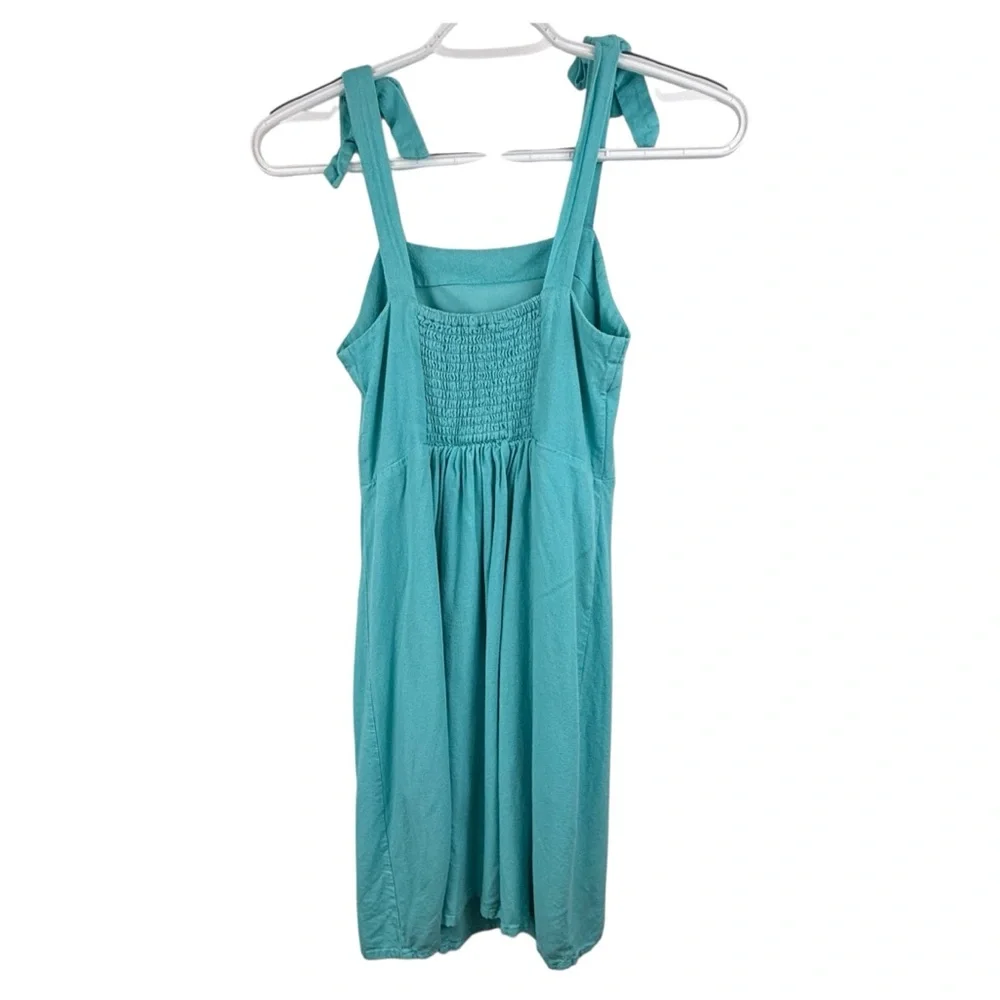 GB Girls Sleeveless Fit and Flare Teal Boho Midi Dress size 12 - Picture 3 of 10